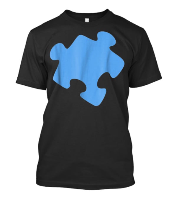 Blue Jigsaw Puzzle Piece T-Shirt