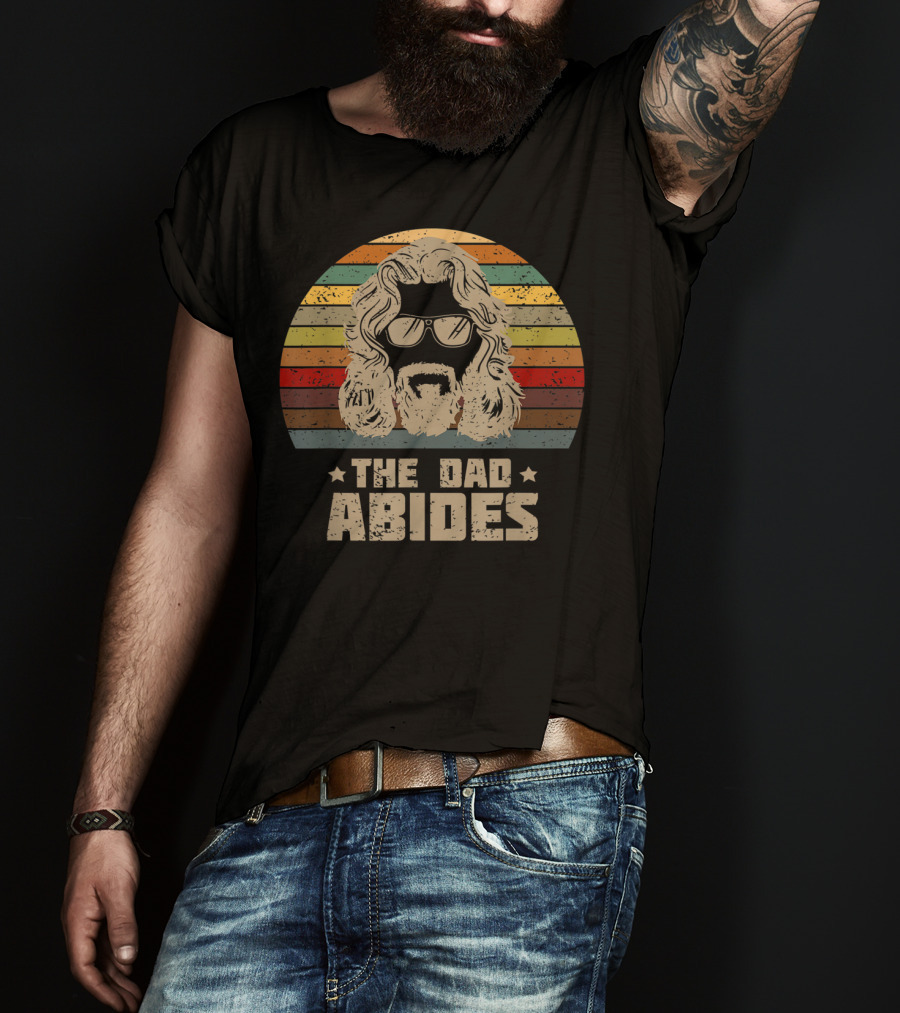 The Dad Abides Retro T-Shirt