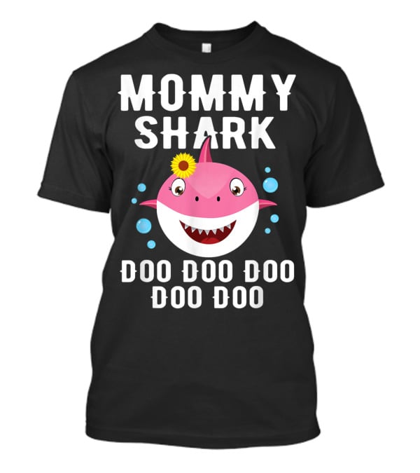 Mommy Shark Doo Doo Doo Doo Funny Kids Video Baby T-Shirt