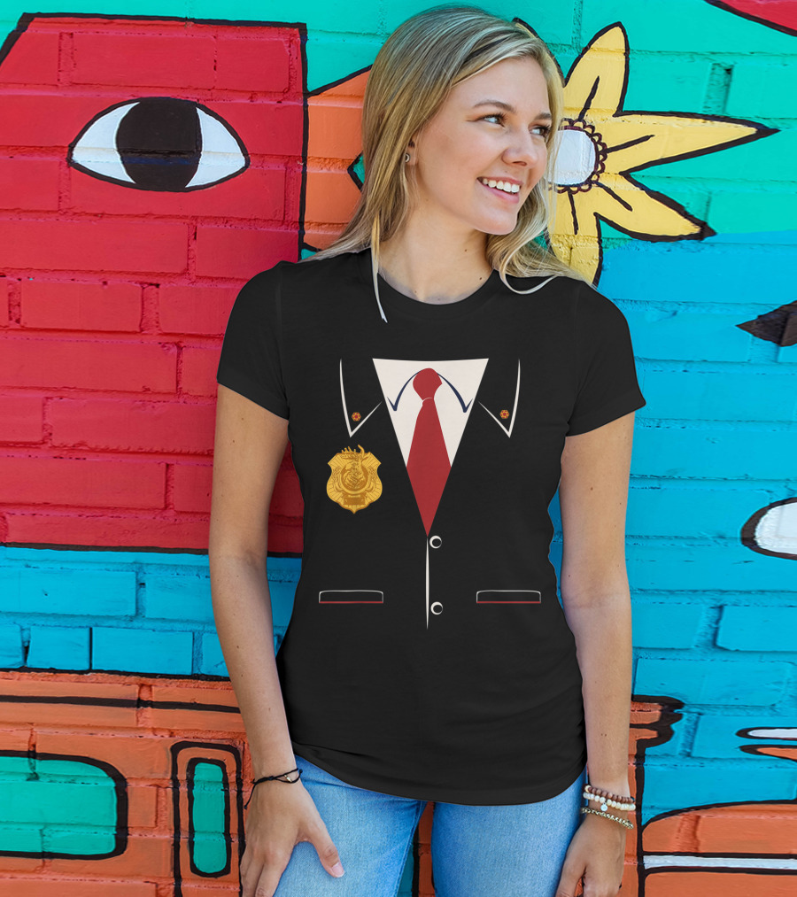 Odd Squad Agent Suit Badge And Tie T-Shirt