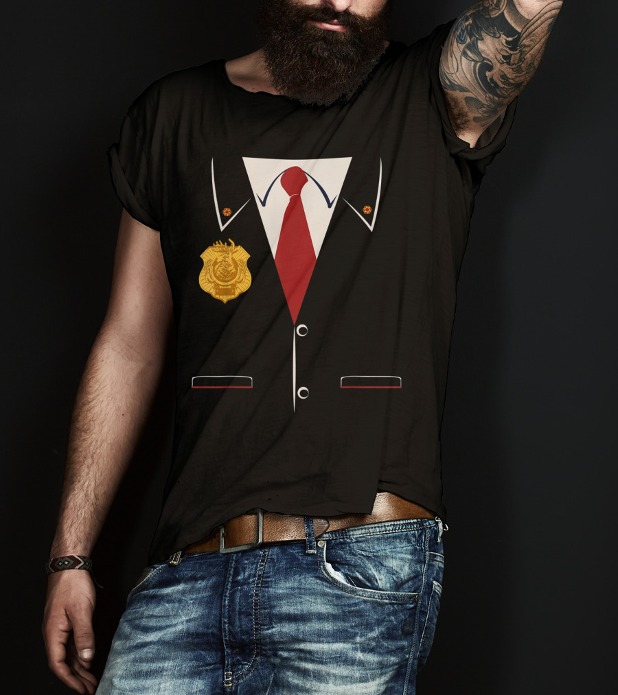 Odd Squad Agent Suit Badge And Tie T-Shirt