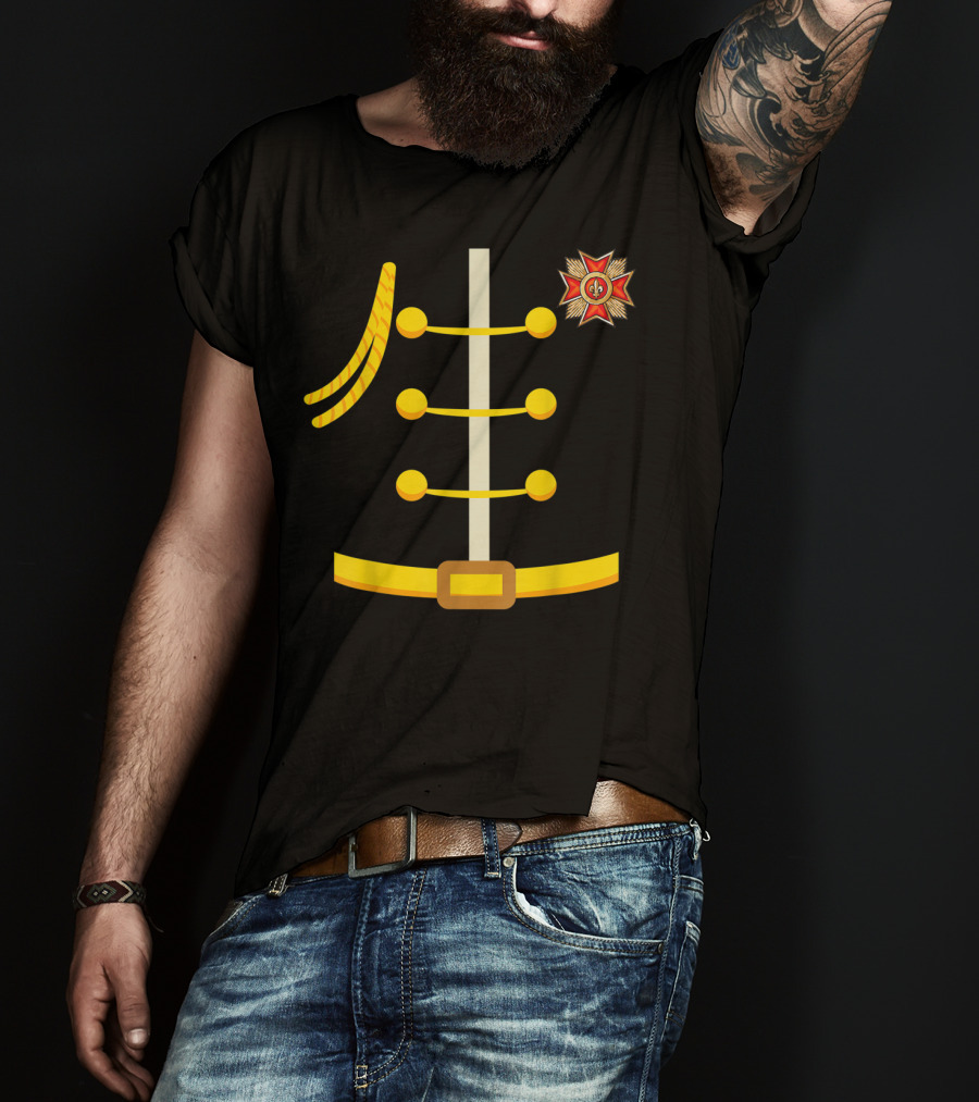 Prince Charming Outfit Cool Magical Monarch Iconic Royal Military Jacket T-Shirt