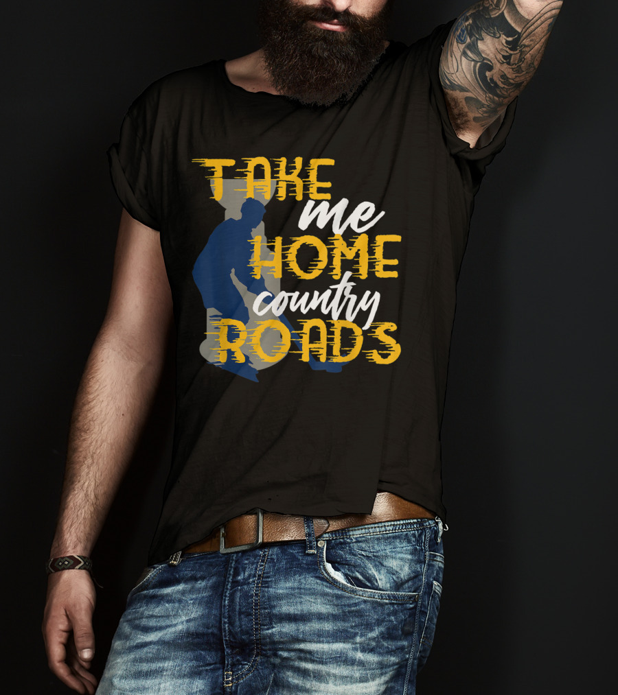 Take Me Home Country Roads Hockey Fan T-Shirt