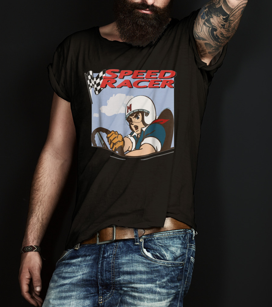Speed Racer Classic Cartoon Driver Racing Adventure T-Shirt