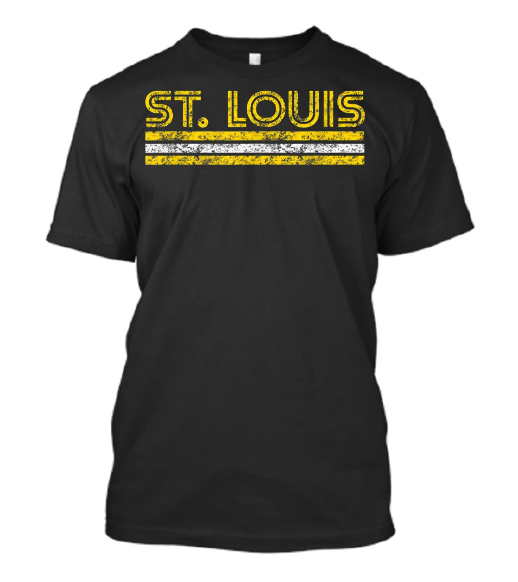 St Louis Missouri Vintage Stripes T-Shirt