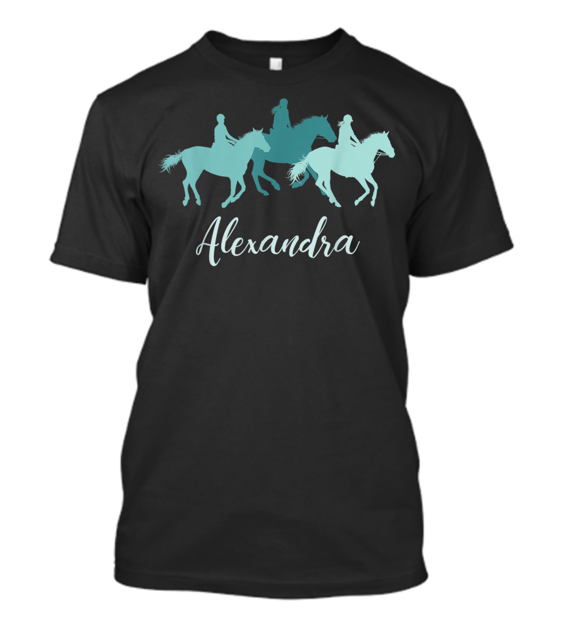 Alexandra Personalized Horse Rider T-Shirt