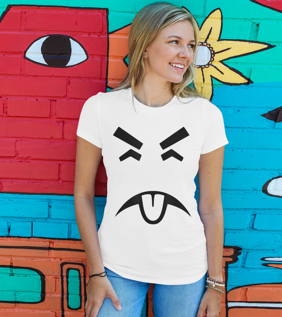Mr Yuck Mister Chemical Warning Poison Control Symbol Face T-Shirt