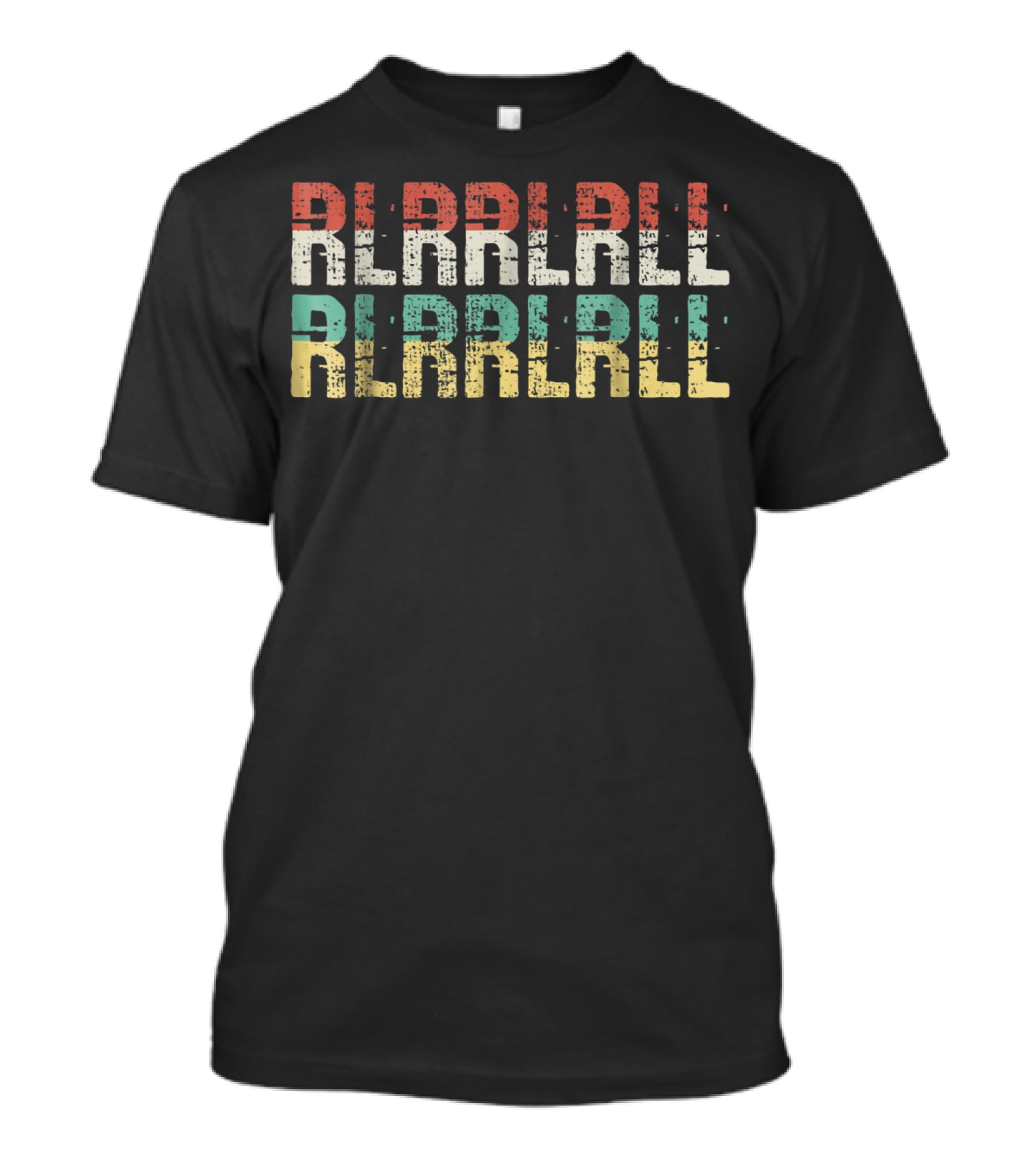 RLRRLRLL Vintage Paradiddle Drum T-Shirt