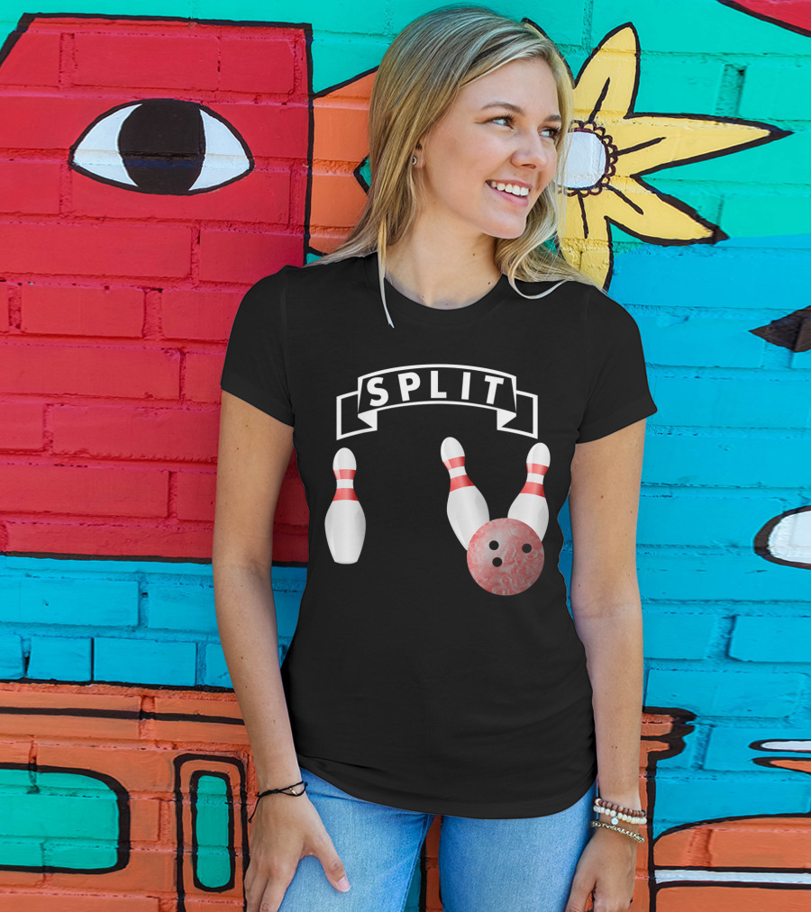 Split Tenpin Bowling T-Shirt