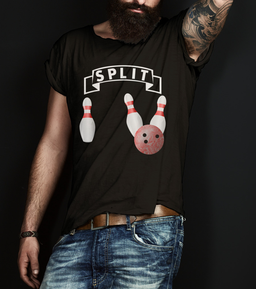Split Tenpin Bowling T-Shirt