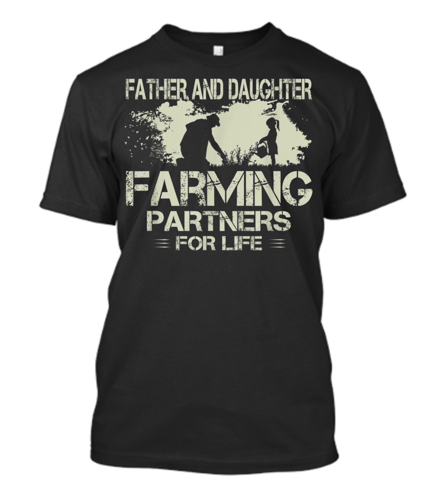 Father And Daughter Farming Partners For Life T-Shirt