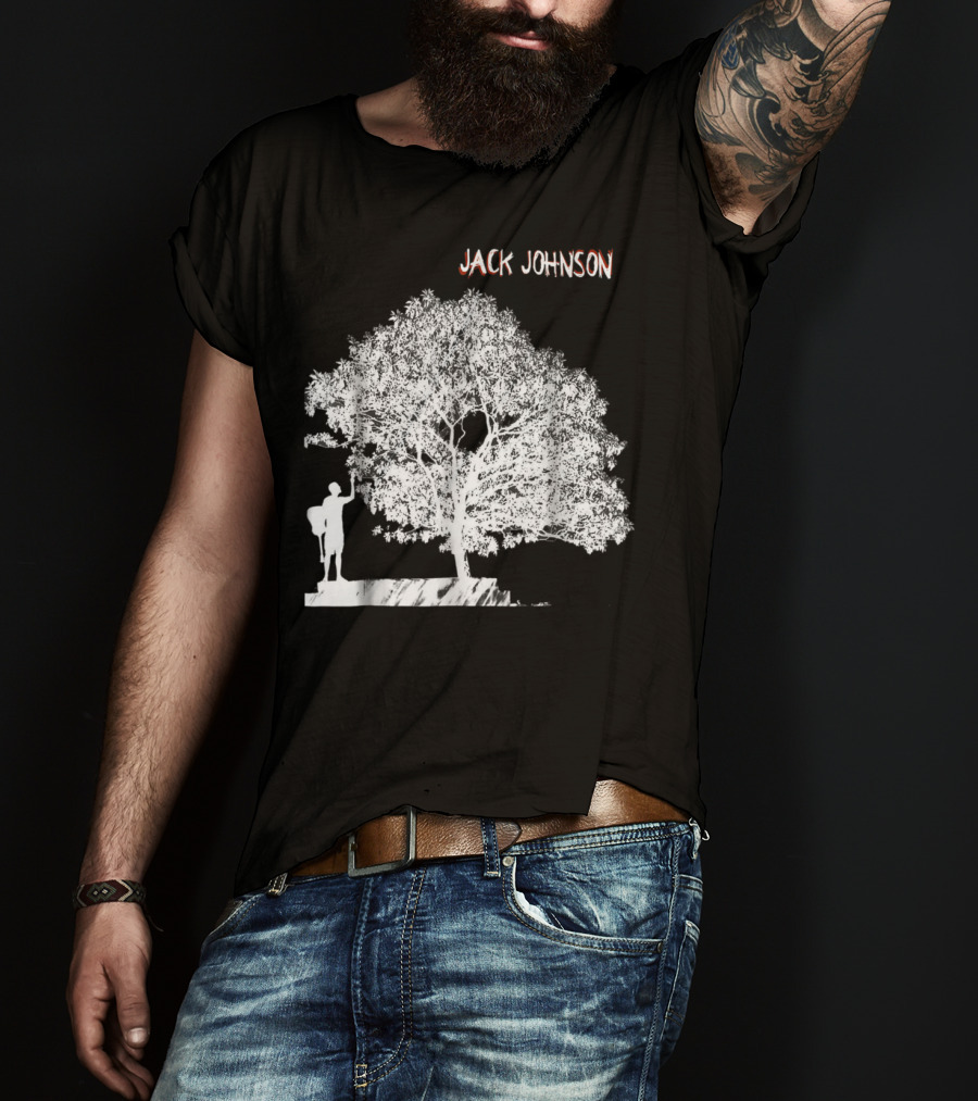 Jack Johnson Silhouette Under Tree T-Shirt