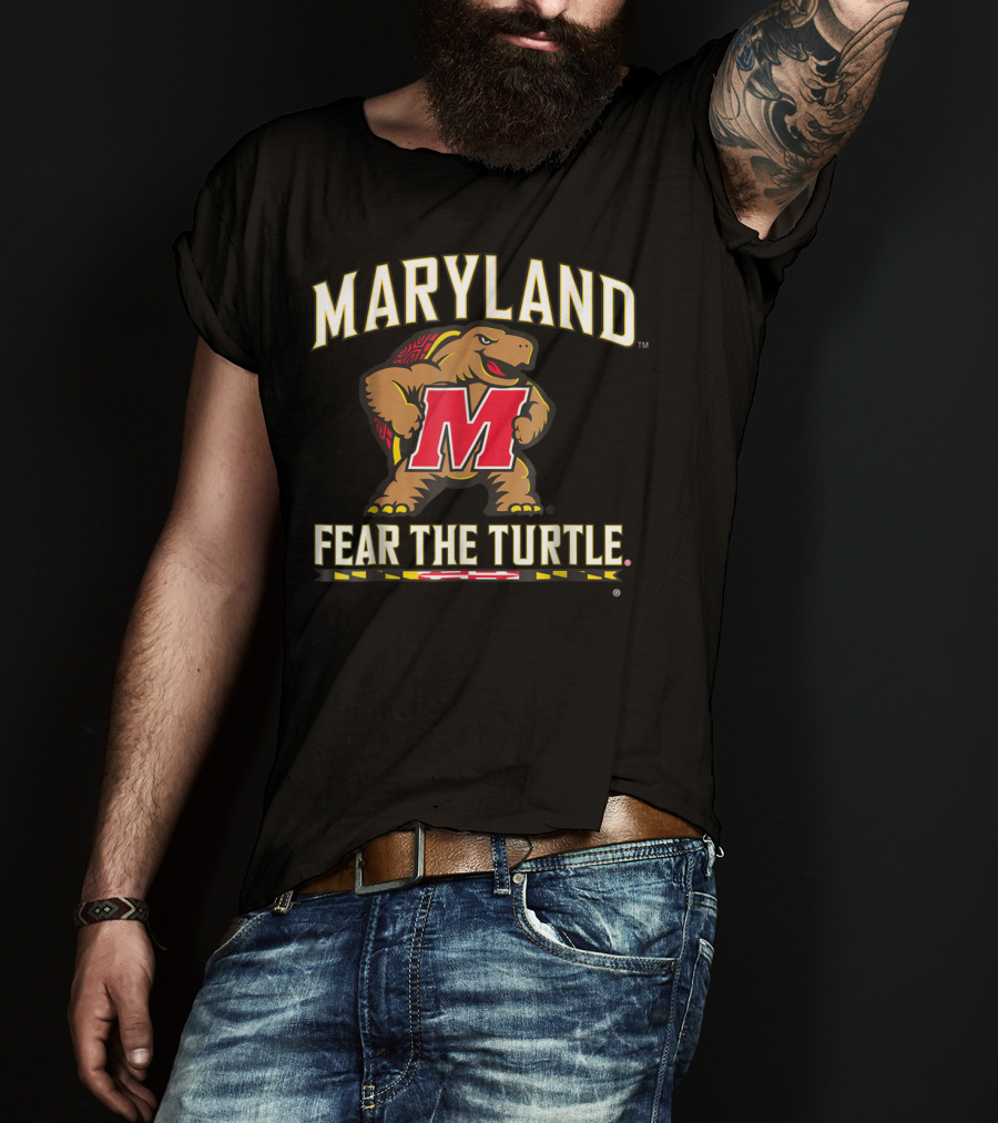 Maryland Terrapins Fear The Turtle University Of Maryland Terps T-Shirt