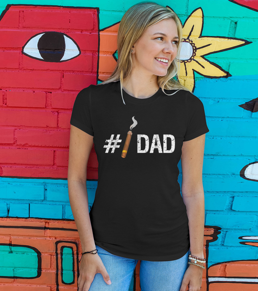 1 Dad Cigar T-Shirt
