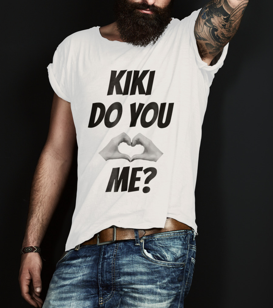 KIKI Do You Love Me Hands Heart Shape T-Shirt