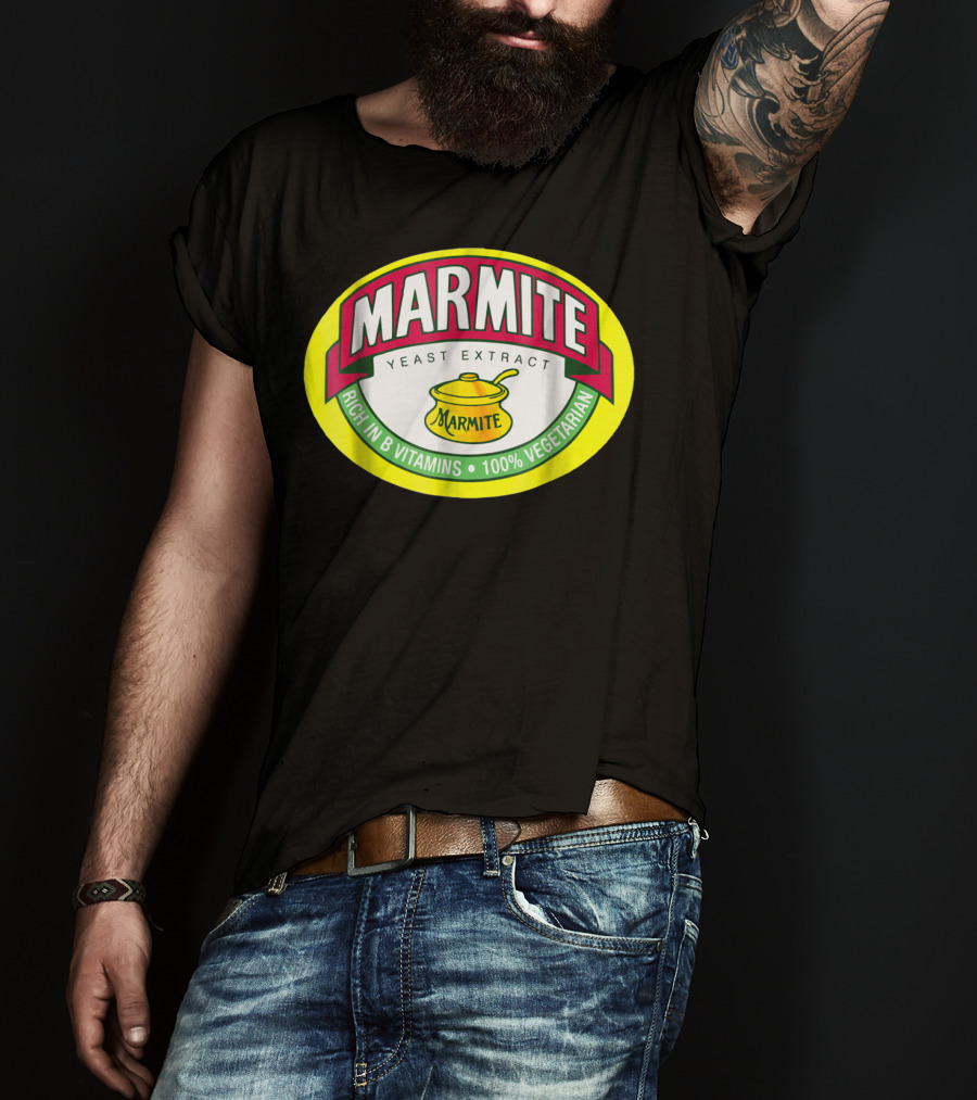 Marmite Yeast Extract Rich In B Vitamins 100% Vegetarian T-Shirt