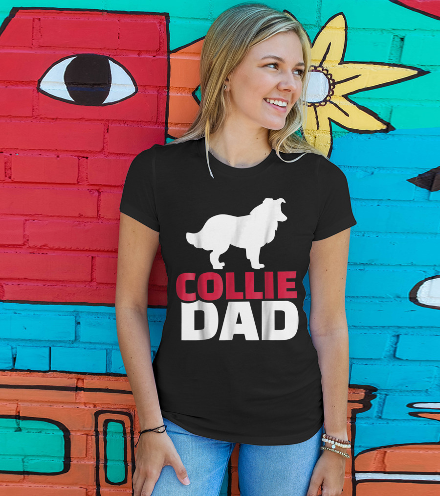 Collie Dad Border Collie T-Shirt