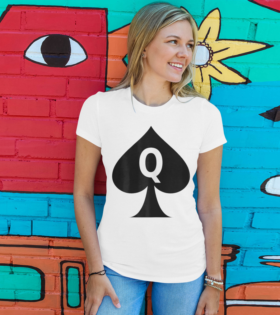 Queen Of Spades Q Symbol Hotwife Clothing T-Shirt