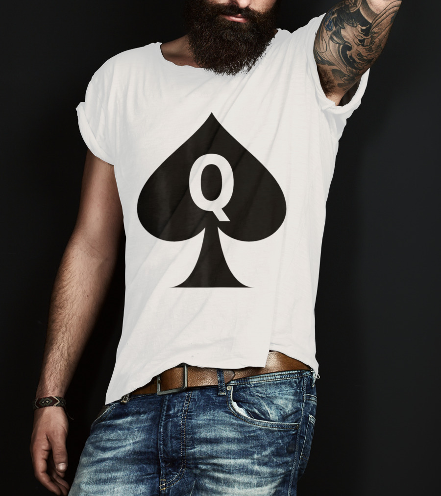 Queen Of Spades Q Symbol Hotwife Clothing T-Shirt