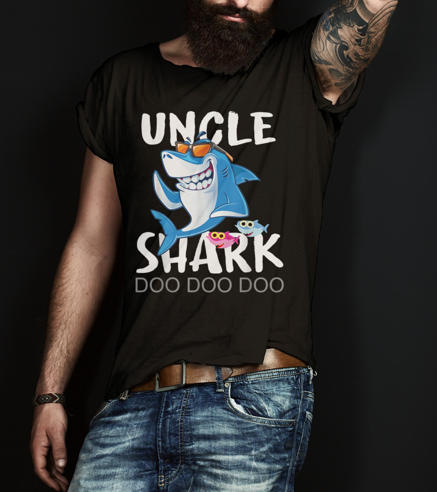 UNCLE SHARK DOO DOO DOO From Wife T-Shirt