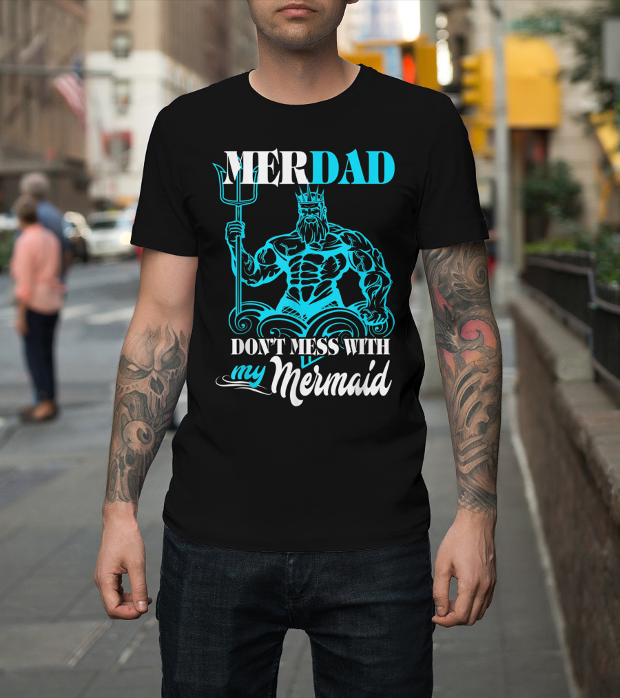 MERDAD Don't Mess With My Mermaid T-Shirt