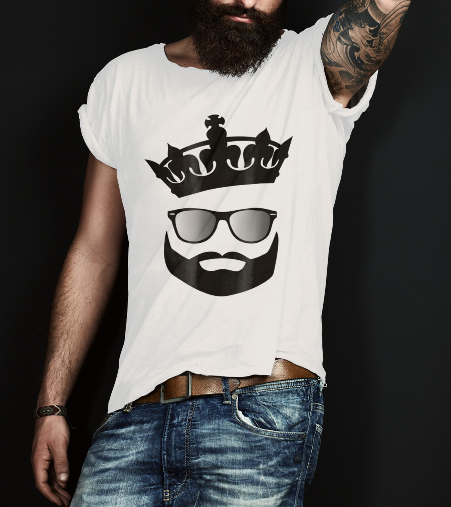Beard Kings Shades Crown Iconic T-Shirt