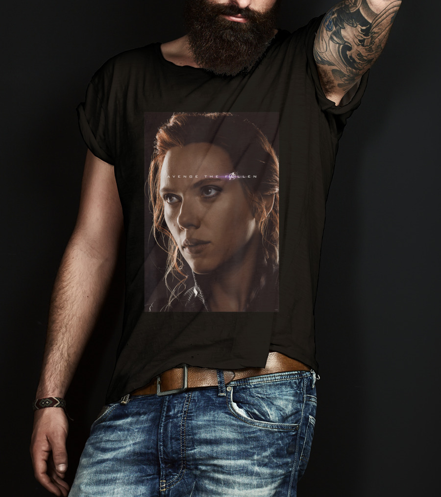 Marvel Avengers Endgame Avenge The Fallen Black Widow T-Shirt