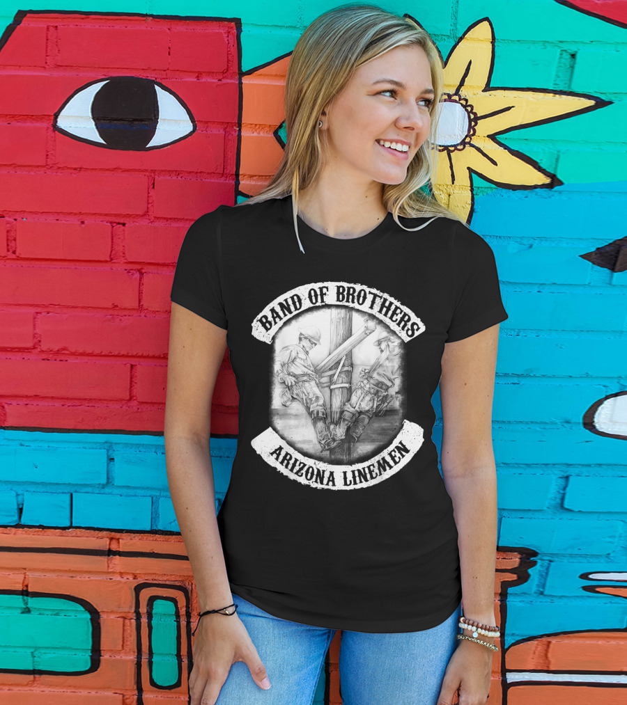 Band Of Brothers Arizona Electrical Linemen T-Shirt