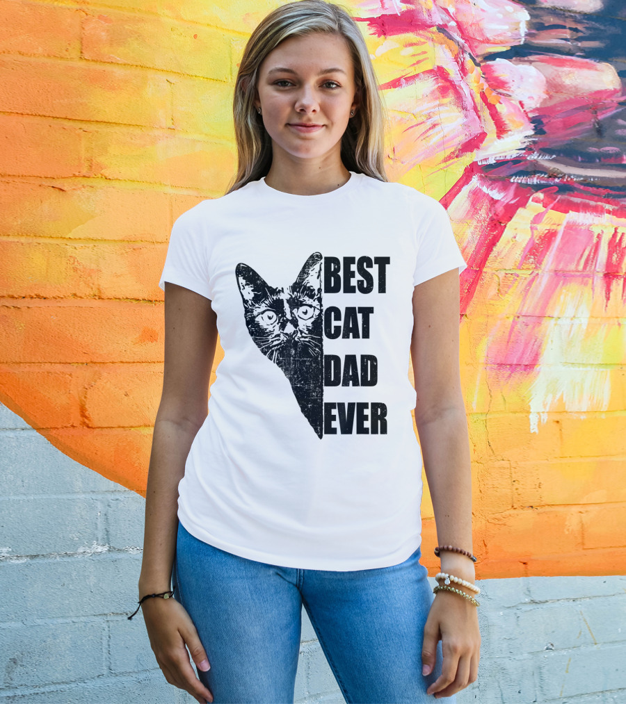 Best Cat Dad Ever T-Shirt