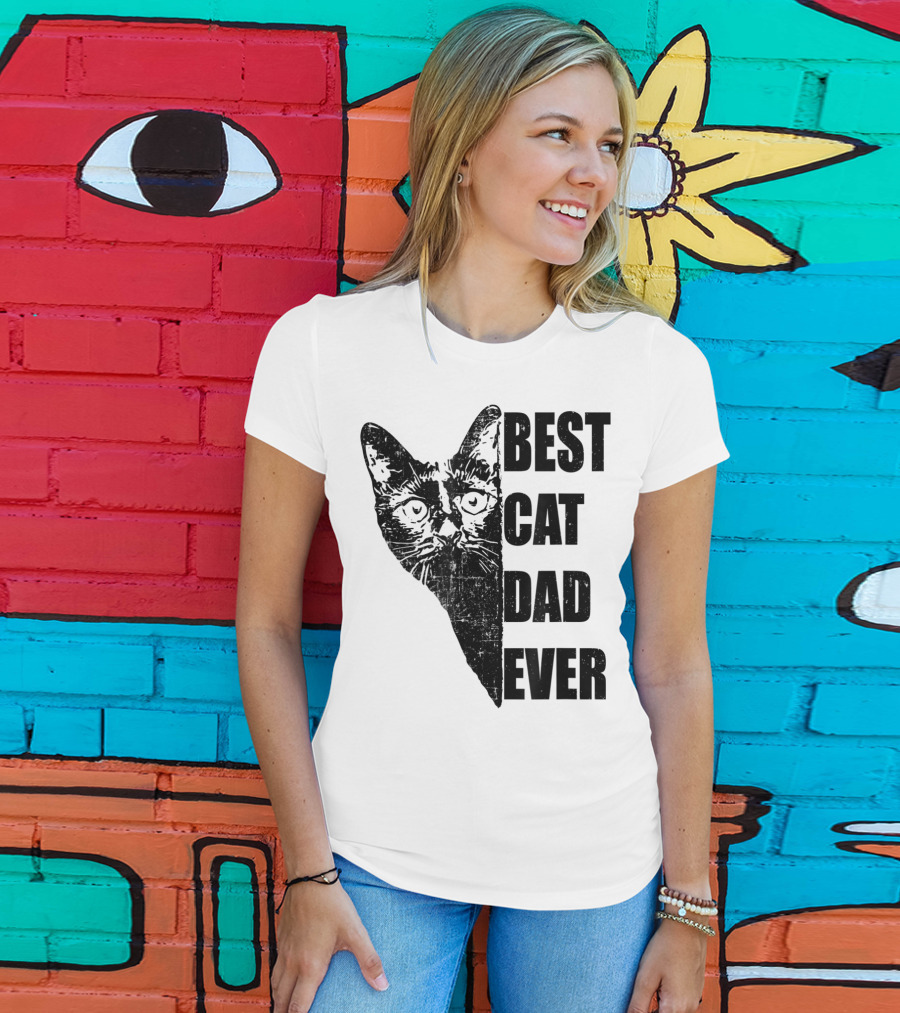 Best Cat Dad Ever T-Shirt