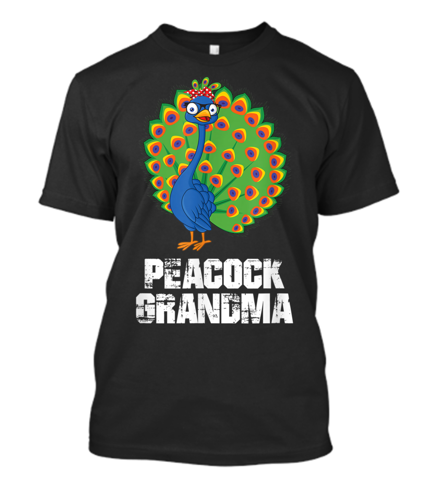 Peacock Grandma Birthday Nana T-Shirt
