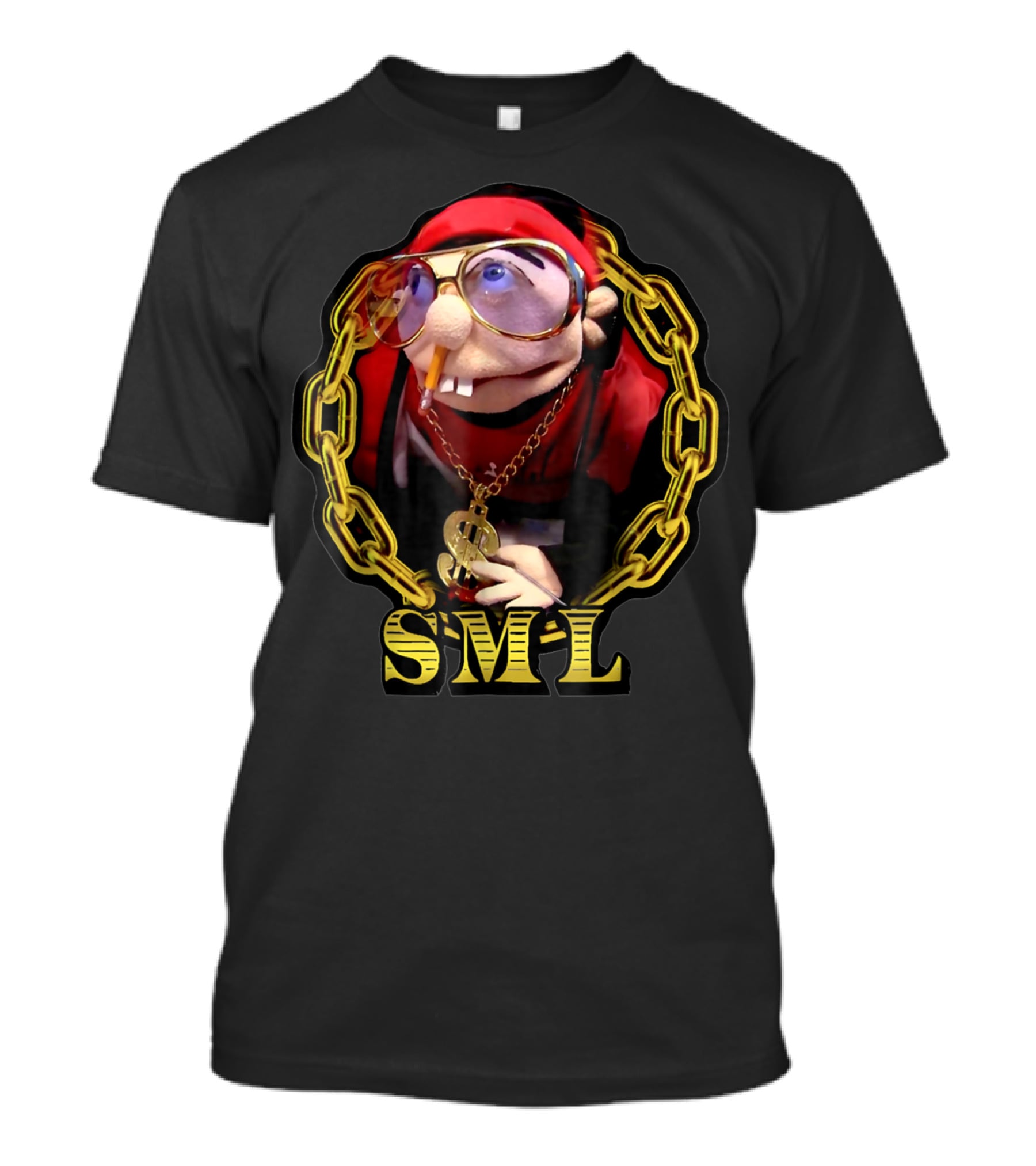 SML Rapper Jeffy Doll With Gold Chain Doll T-Shirt