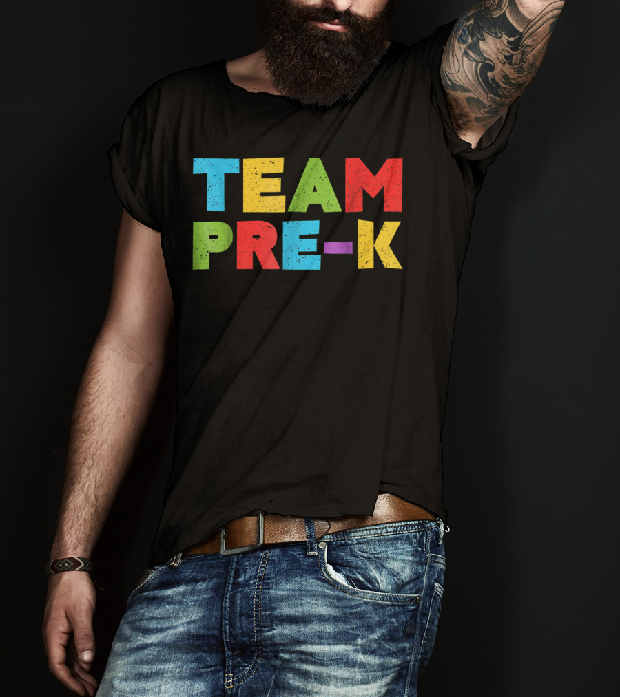 Team Pre K Teacher Back To School T-Shirt