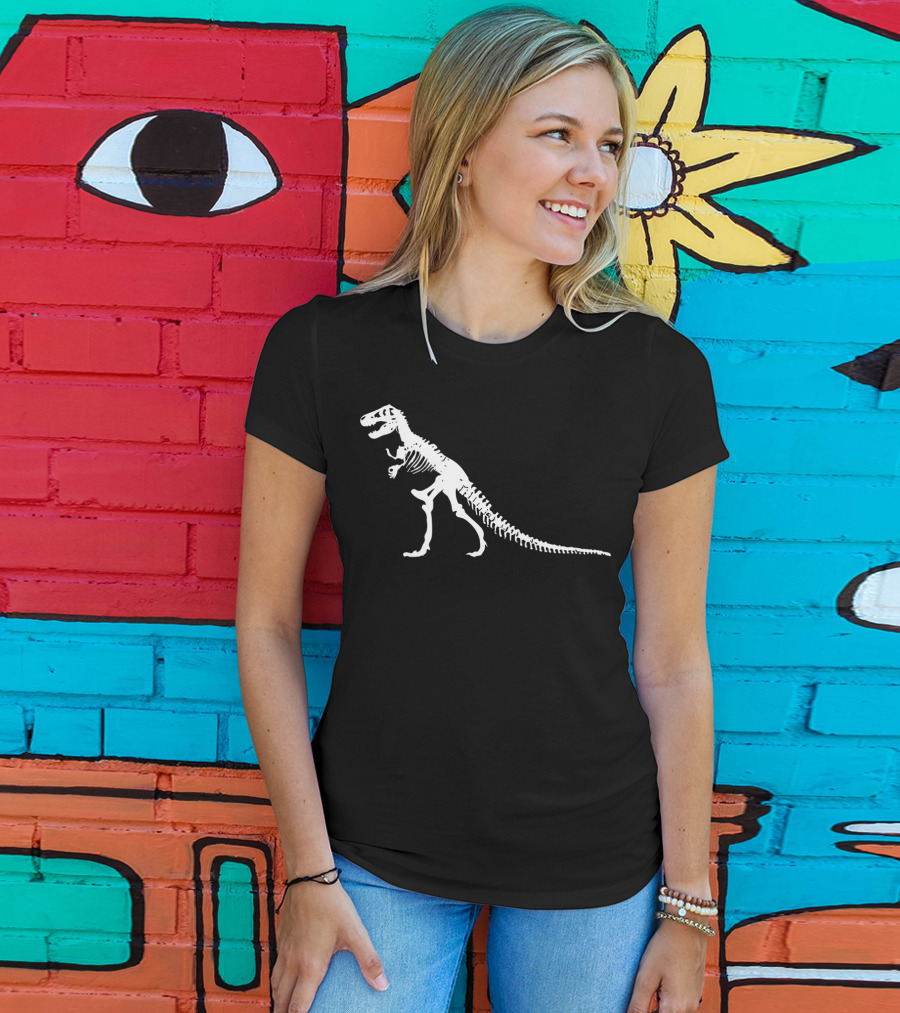The Circle Game Tyrannosaurus Rex Skeleton T-Shirt