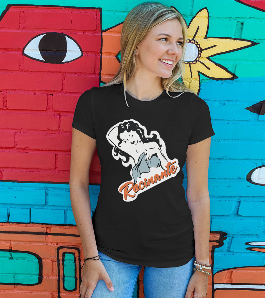 Rocinante Pin-Up Style Logo From The Expanse Series T-Shirt