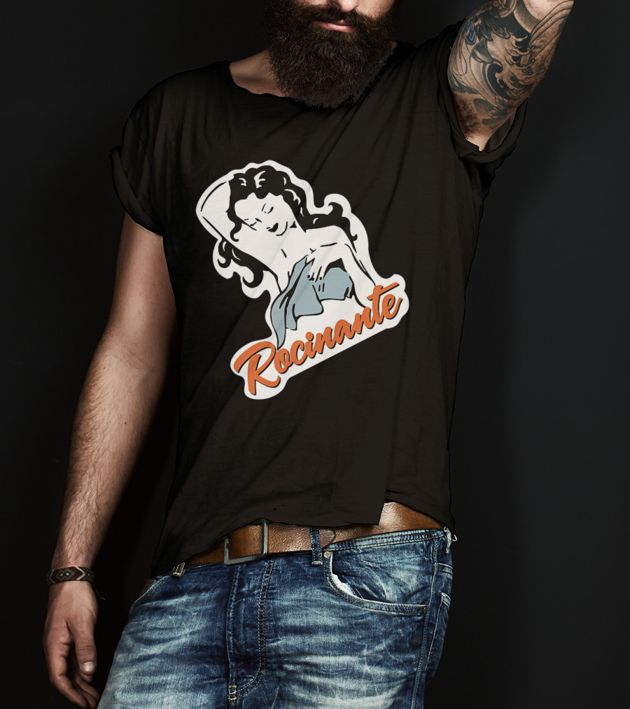 Rocinante Pin-Up Style Logo From The Expanse Series T-Shirt