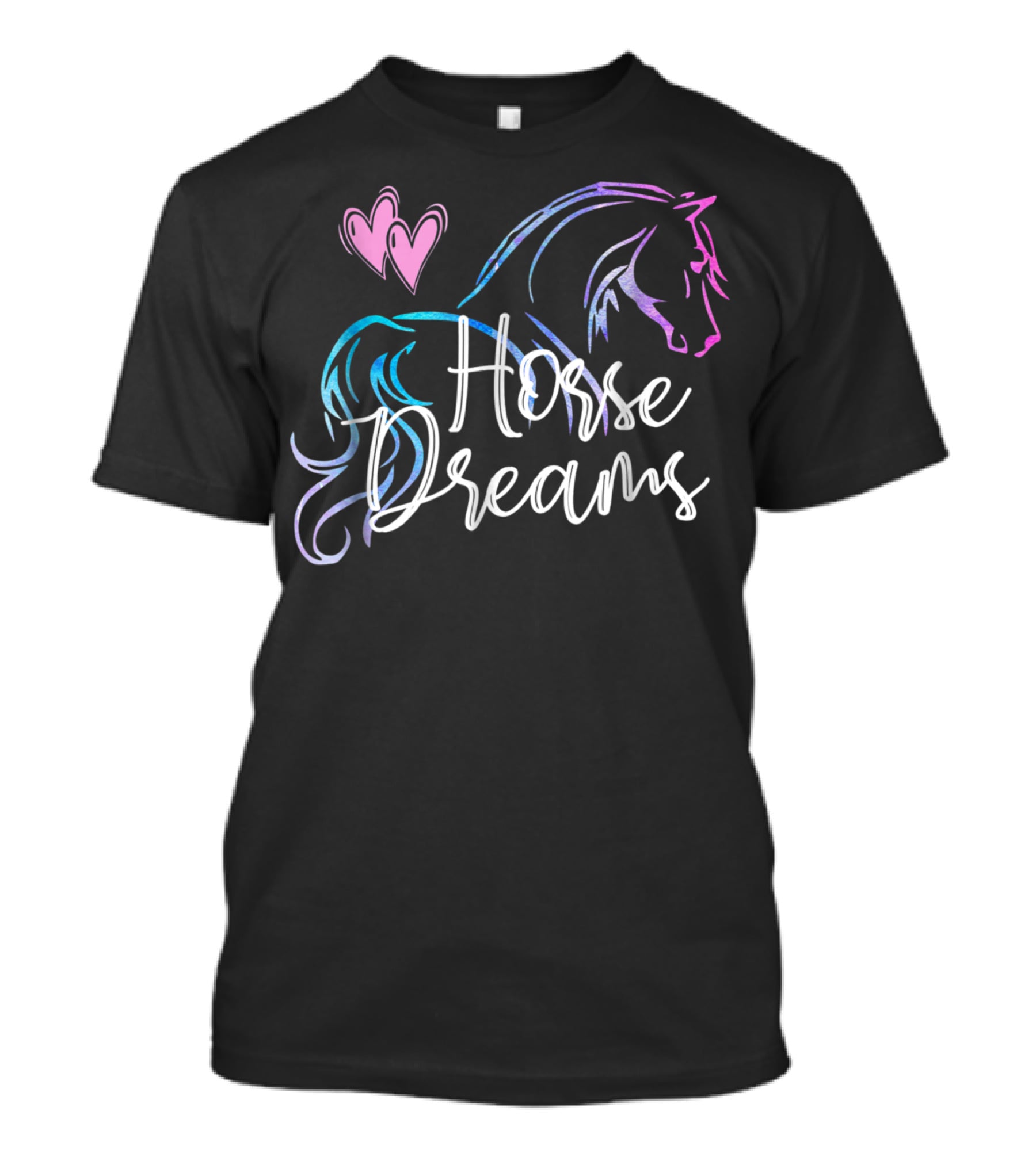 Horse Dreams Girls Women Love Horses Rider T-Shirt
