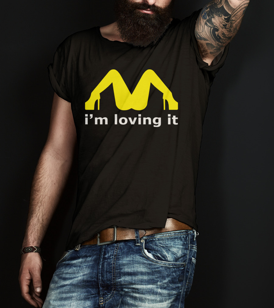 I'm Loving It Yellow High Heels T-Shirt