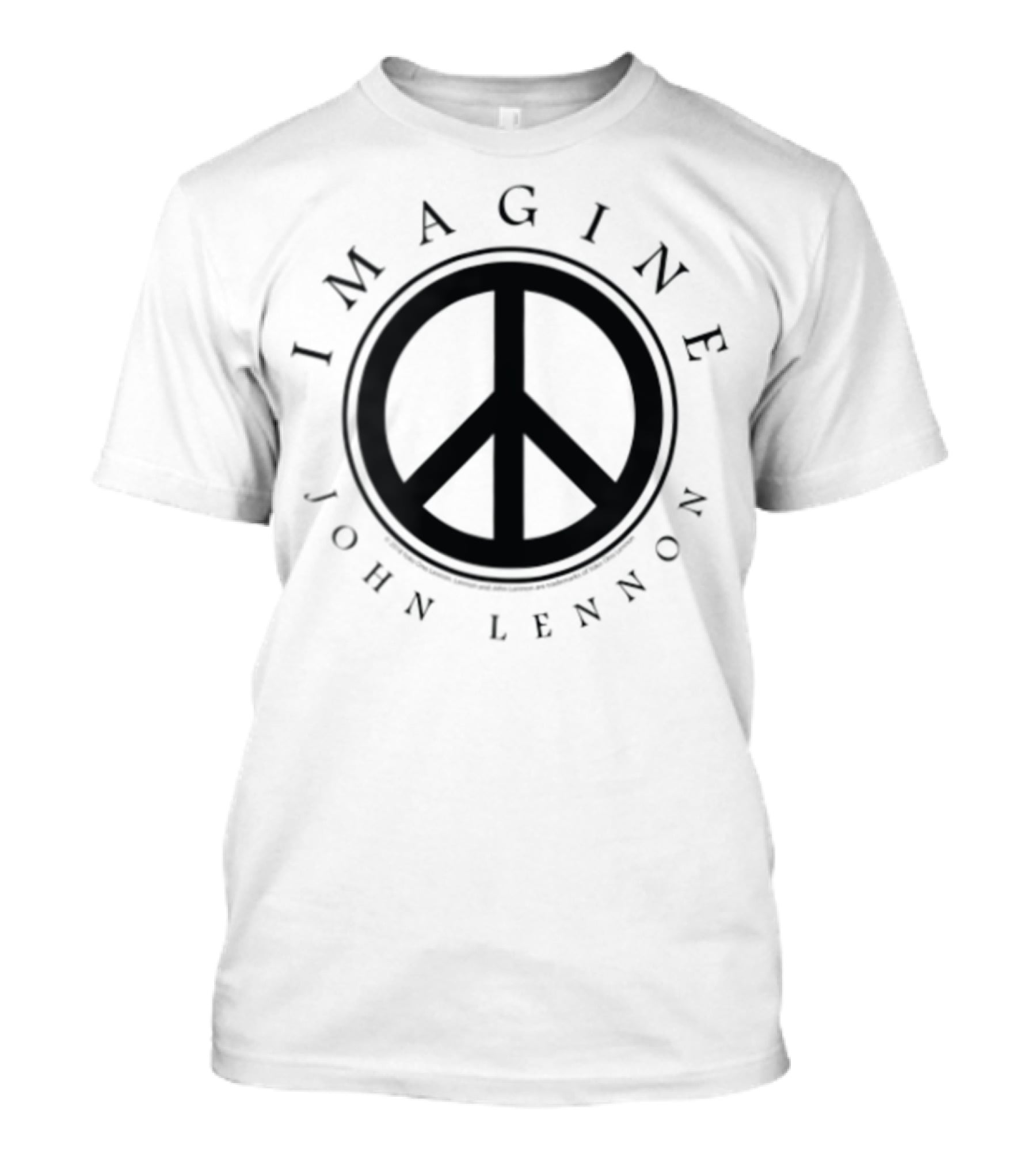 Imagine Peace Symbol John Lennon T-Shirt