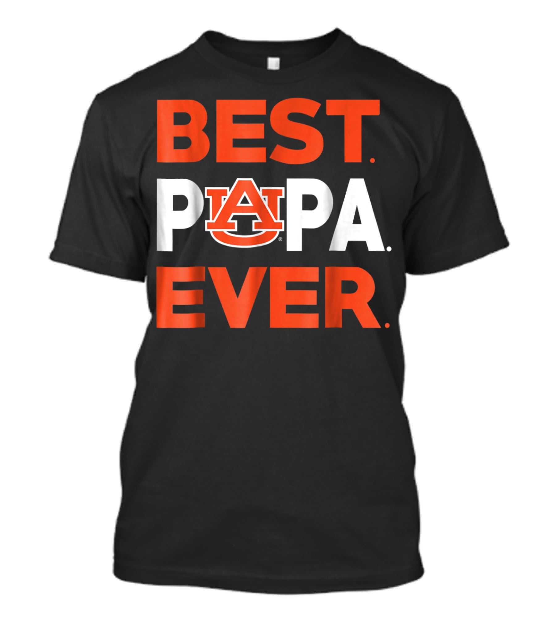 Best Papa Ever Auburn Tigers Mens T-Shirt