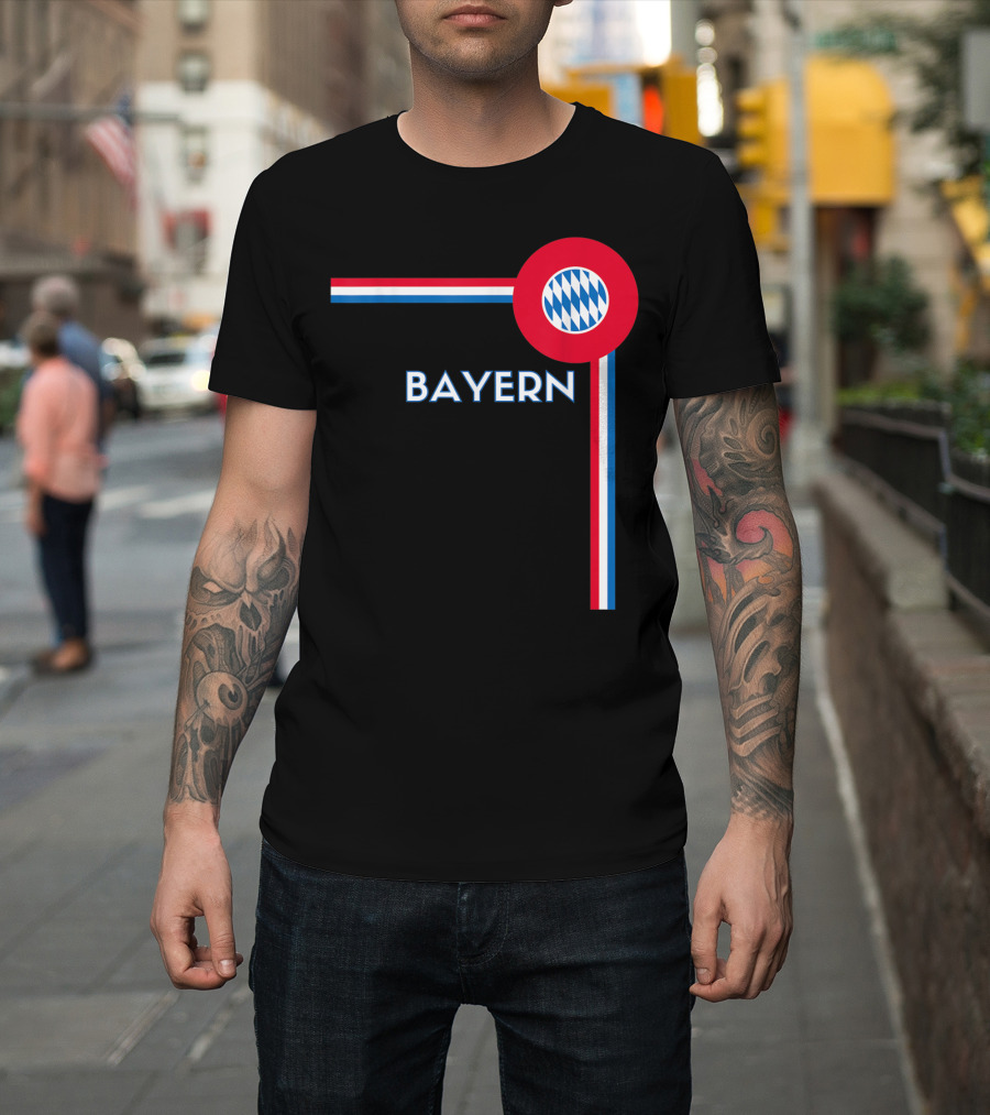 Bayern Munich Soccer FC Styled Spin Sports T-Shirt