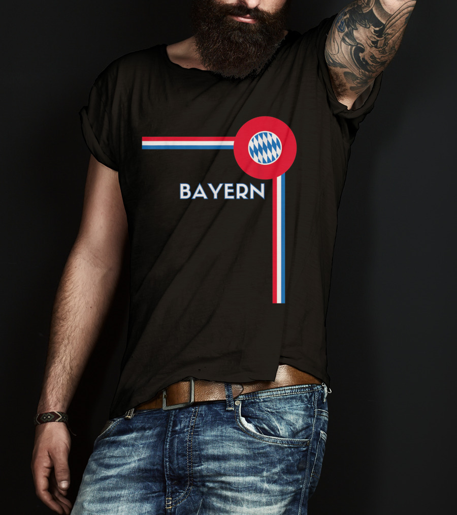 Bayern Munich Soccer FC Styled Spin Sports T-Shirt