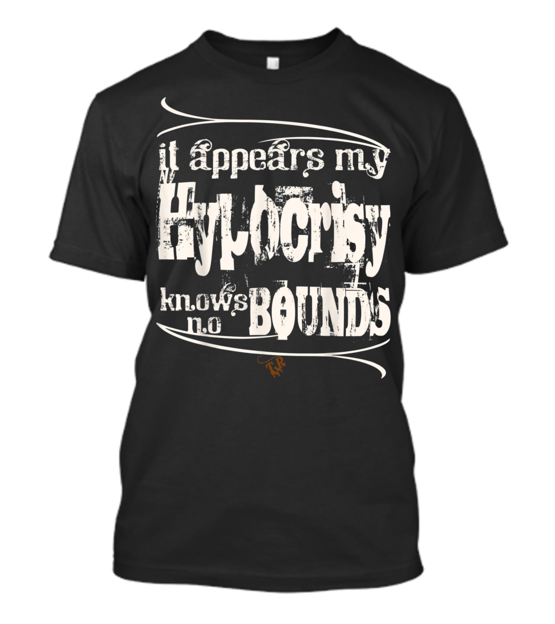 Tombstone Doc Holiday It Appears My Hypocrisy Knows No Bounds T-Shirt