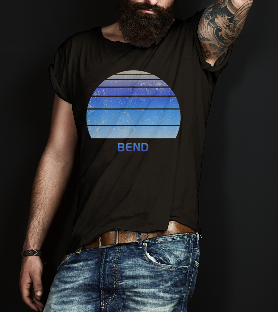 Vintage Bend Oregon Retro Sunset T-Shirt
