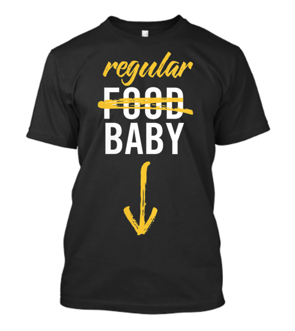 Regular Baby Funny Pregnancy Reveal For Couples T-Shirt
