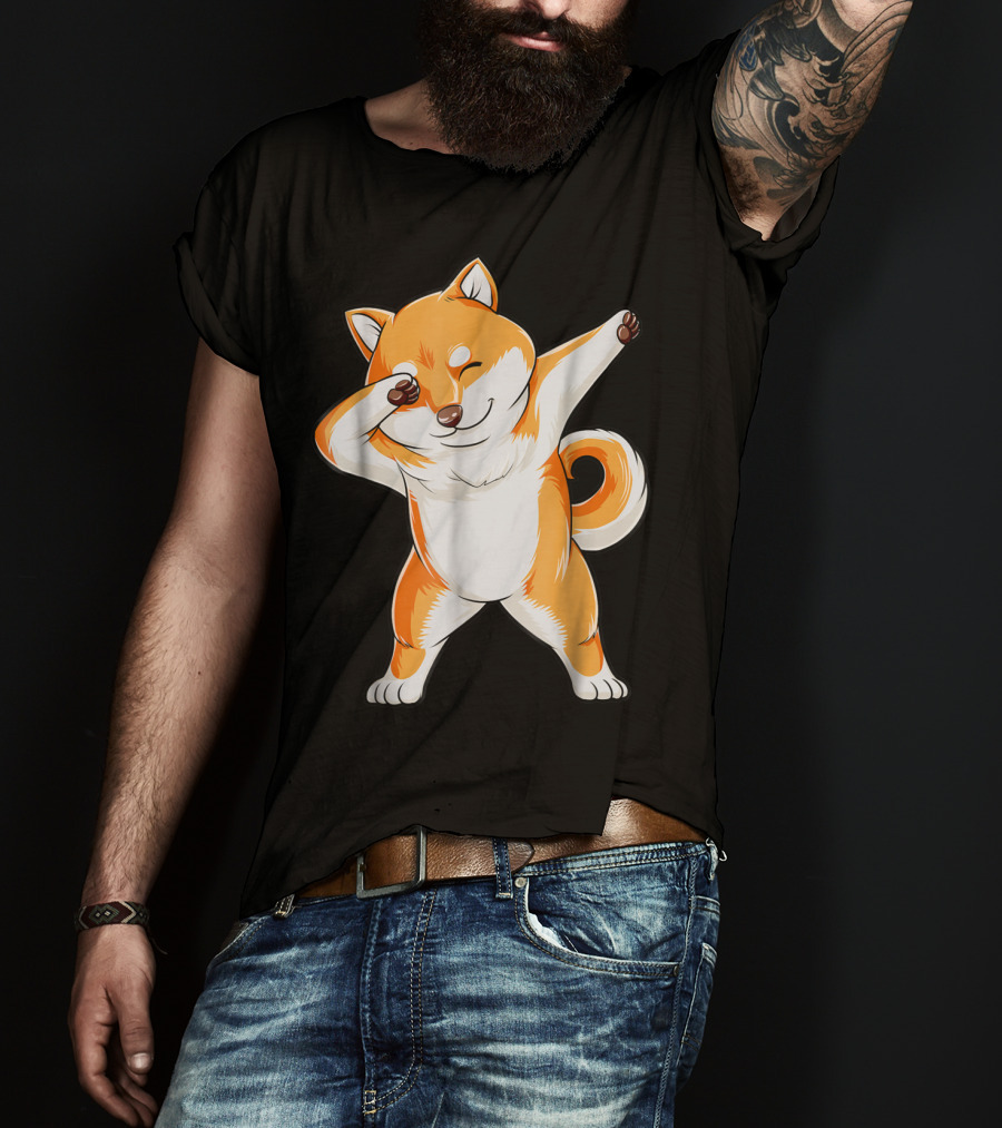 Dabbing Shiba Inu Dog Puppy Animal Lover T-Shirt