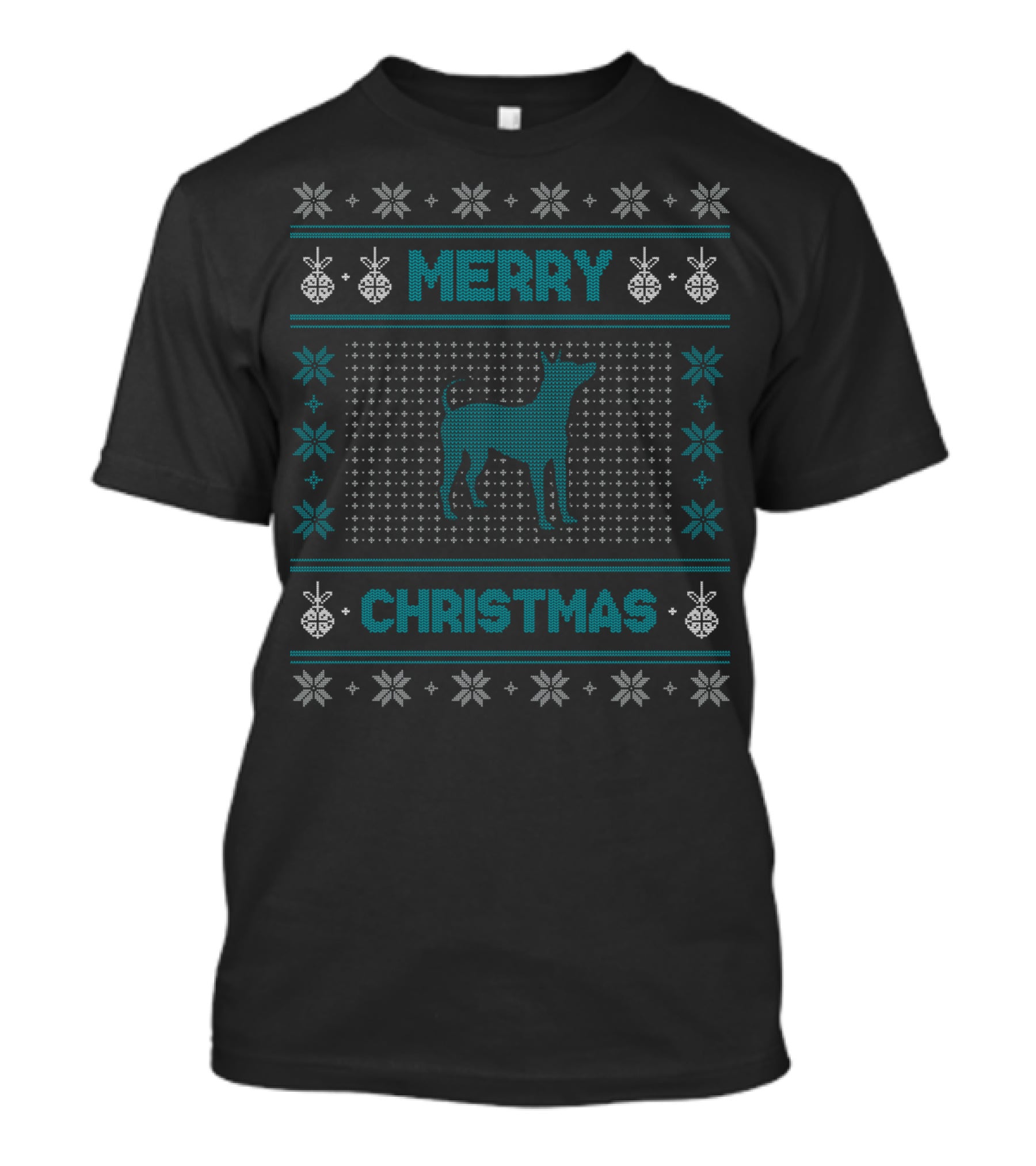 Merry Christmas American Hairless XmasDog Holiday T-Shirt