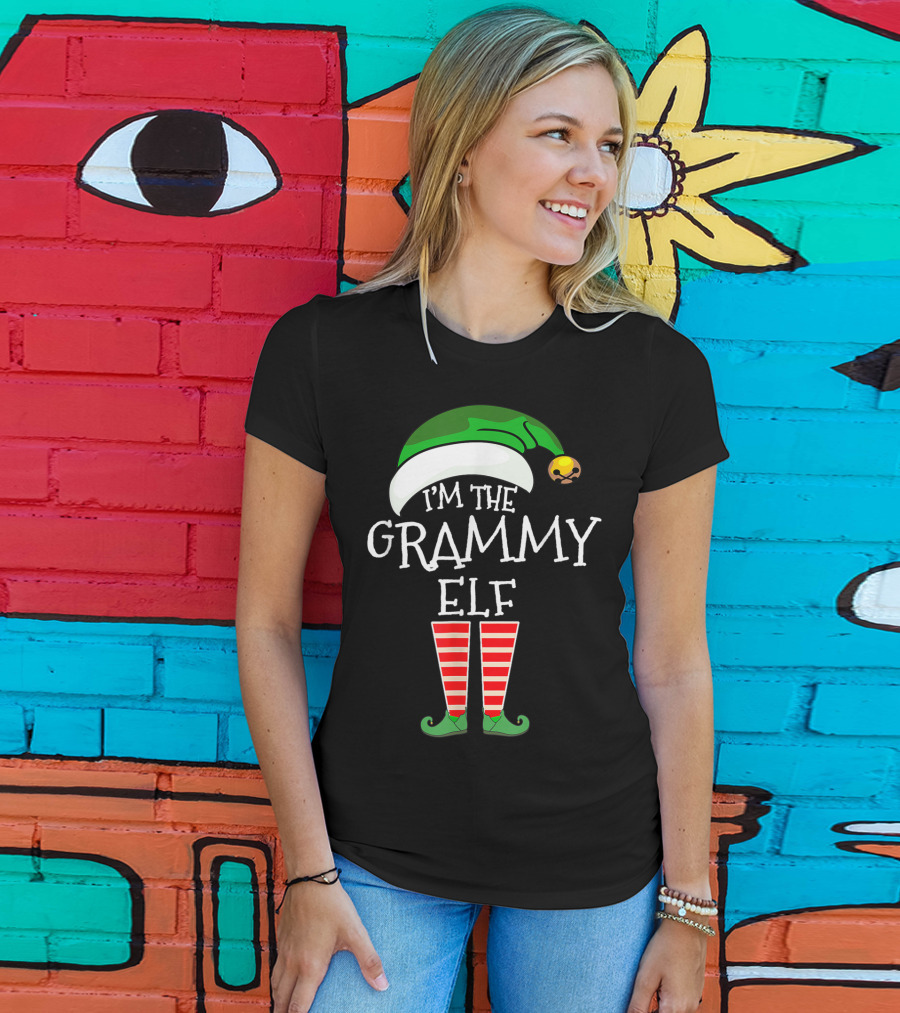 Christmas Family Matching Costume I'm The Grammy Elf T-Shirt