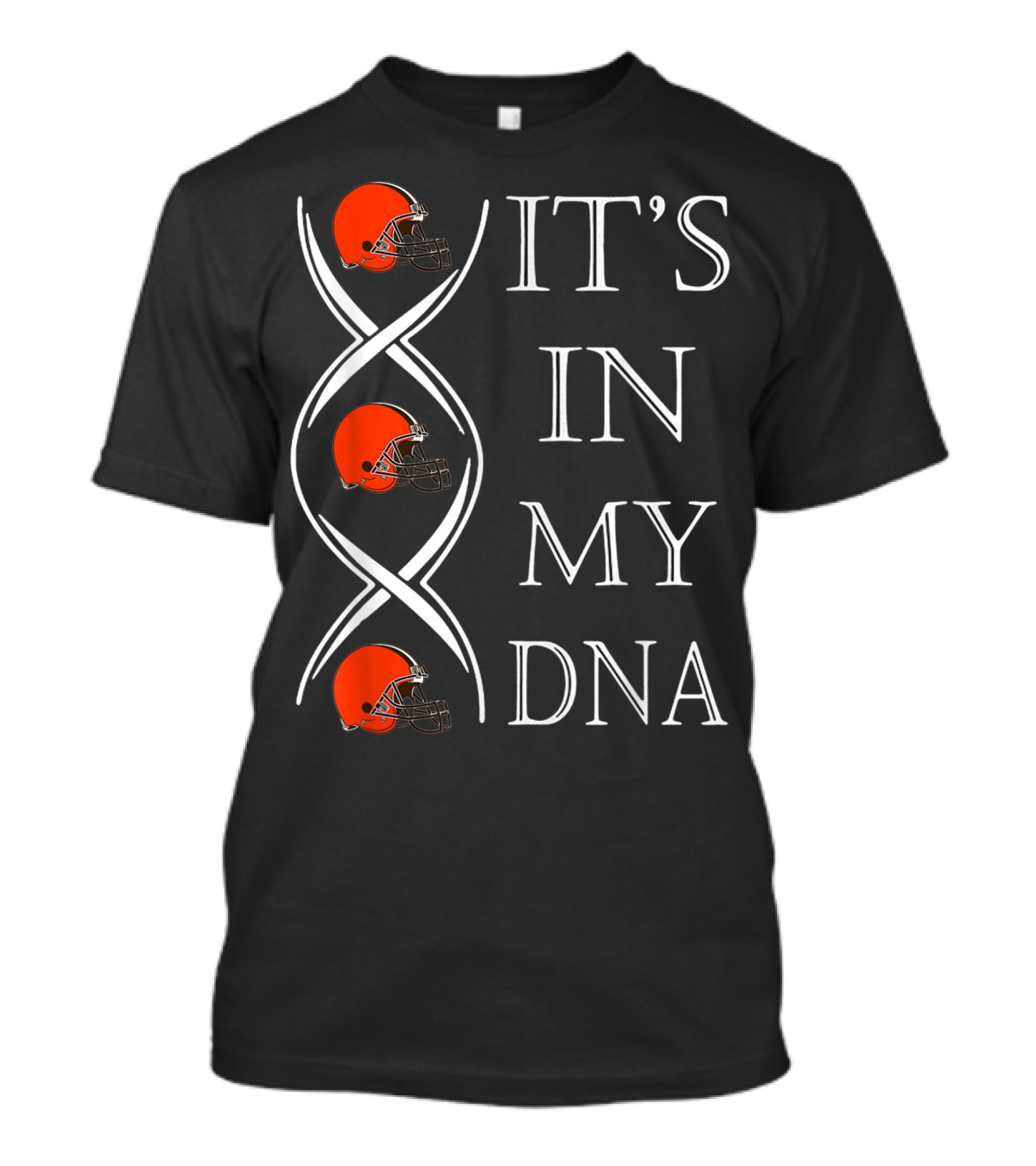 Cleveland Browns It's In My DNA Football Helmets T-Shirt