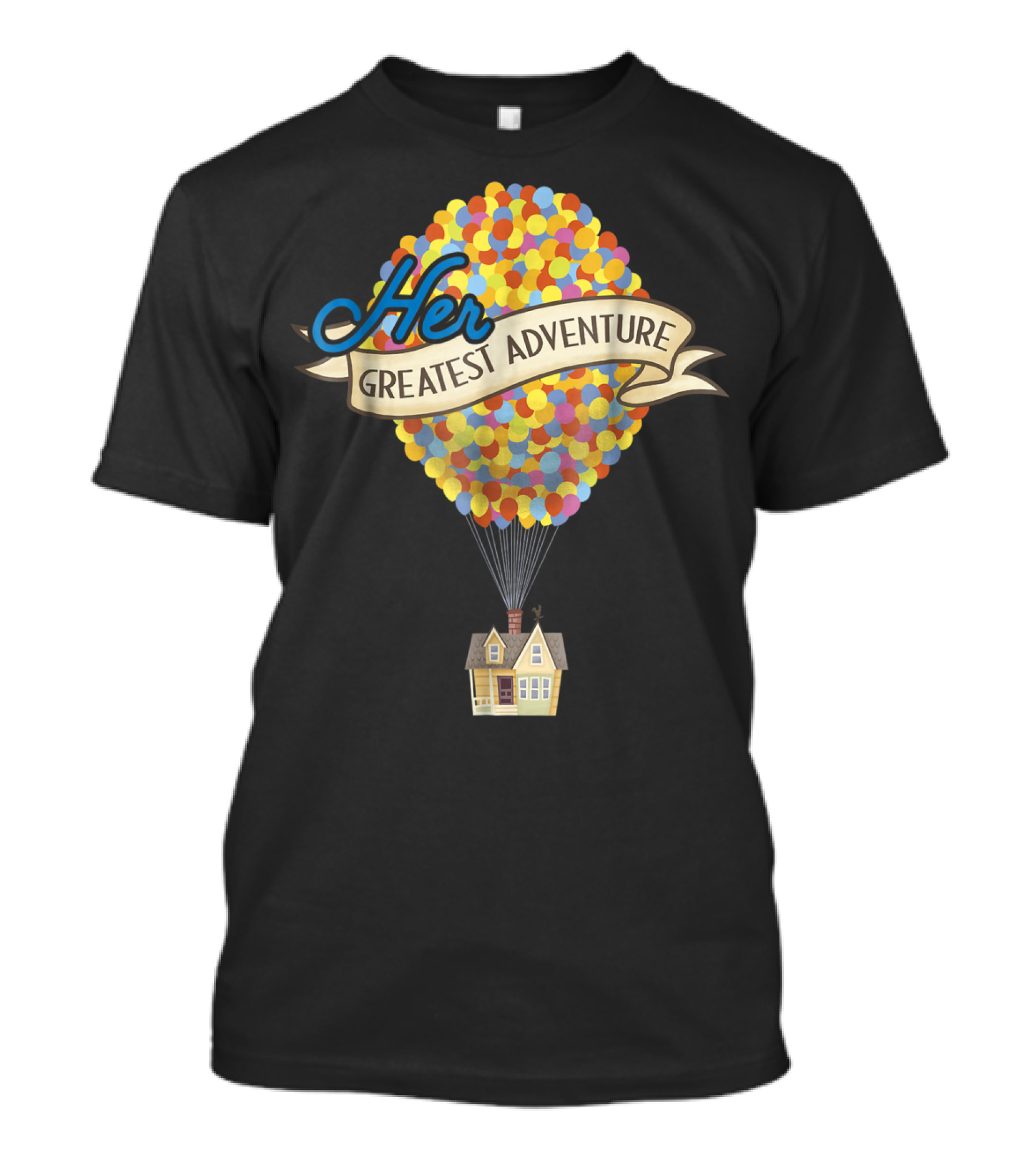 Disney Pixar Up Her Greatest Adventure Balloon House T-Shirt